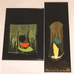 2 Abstract fused panels