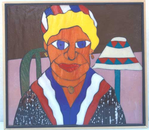 Mosaic: Patriotic Woman