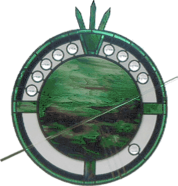 Green Nautical Shield